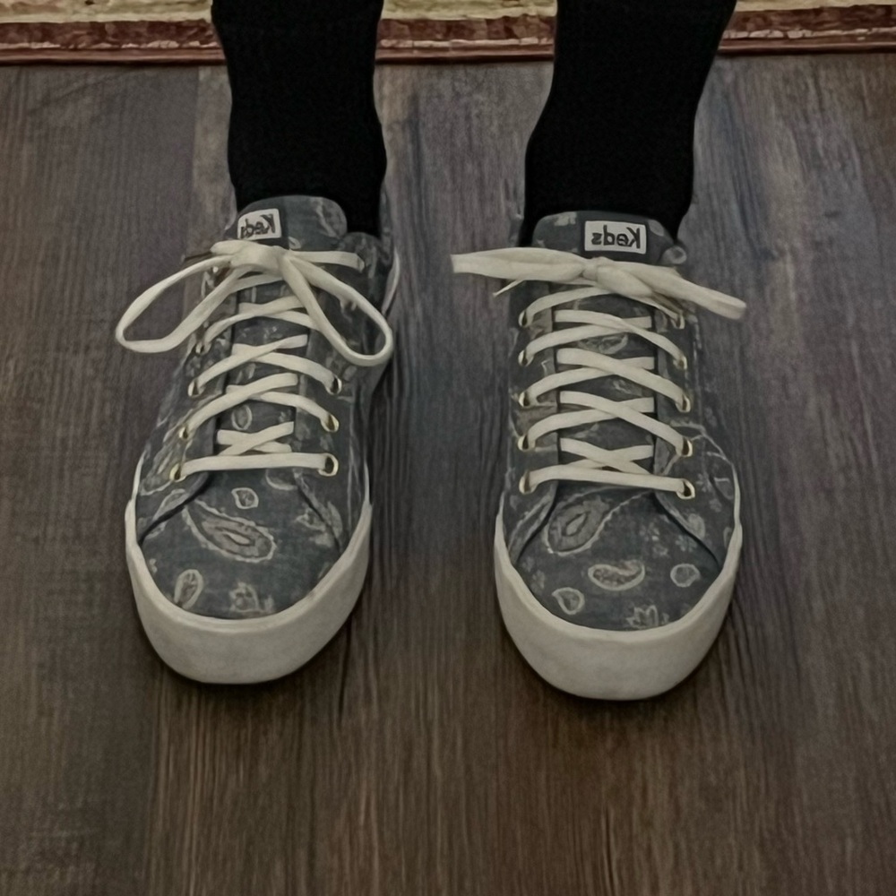 Keds sneakers in faded denim print